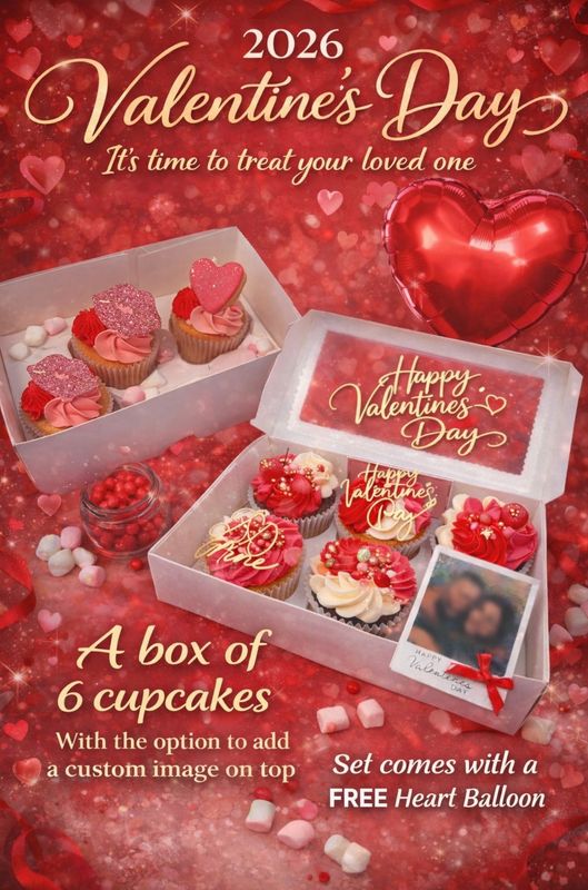 Valentines Cupcake Set