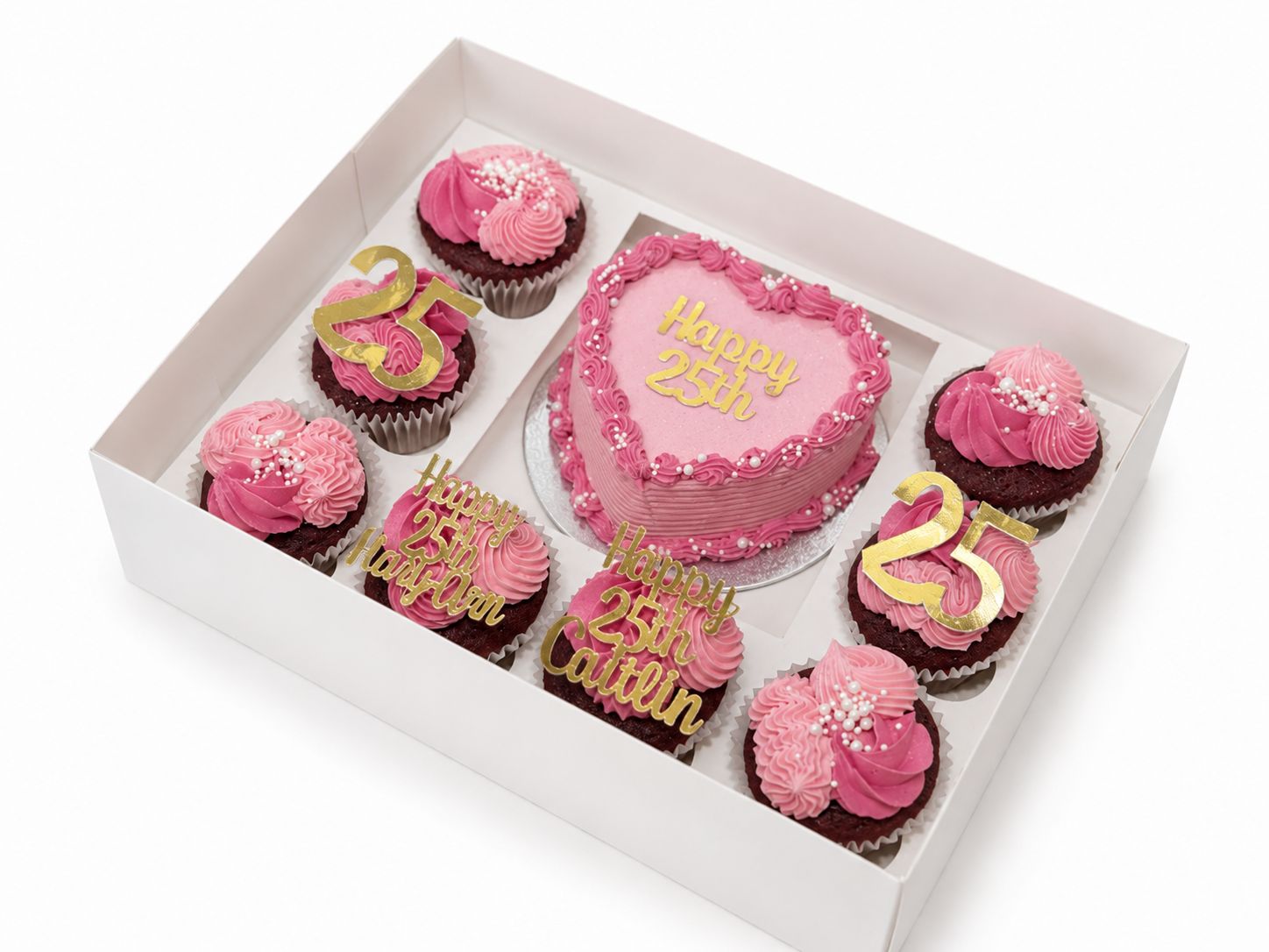 Bento Cake With Cupcakes