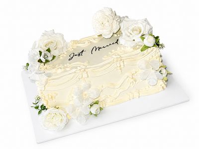 5x12” Rectangular Wedding Cake