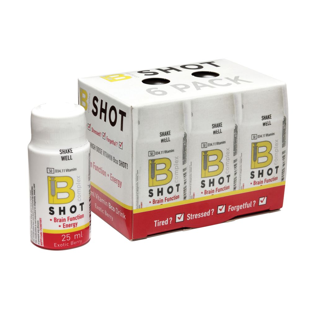 Vitamin B Complex Shot 6 x 25 ml