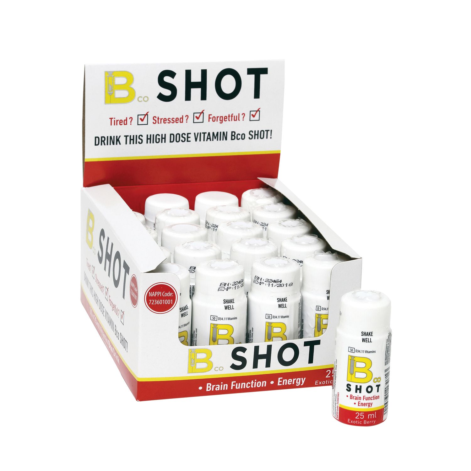Vitamin B Complex Shot 20 x 25 ml