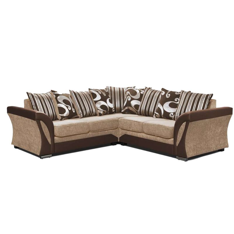 Shannon Corner Sofa- Chenille Fabric Luxury Sofa