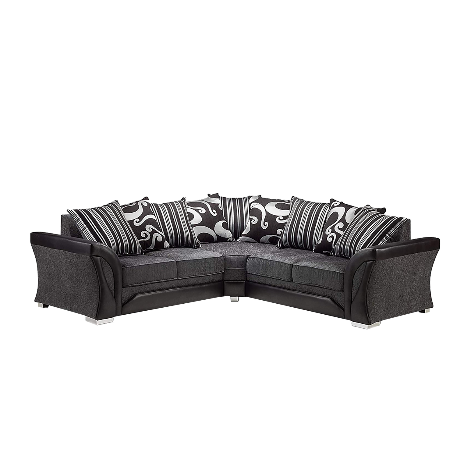 Shannon Corner Sofa- Chenille Fabric Luxury Sofa