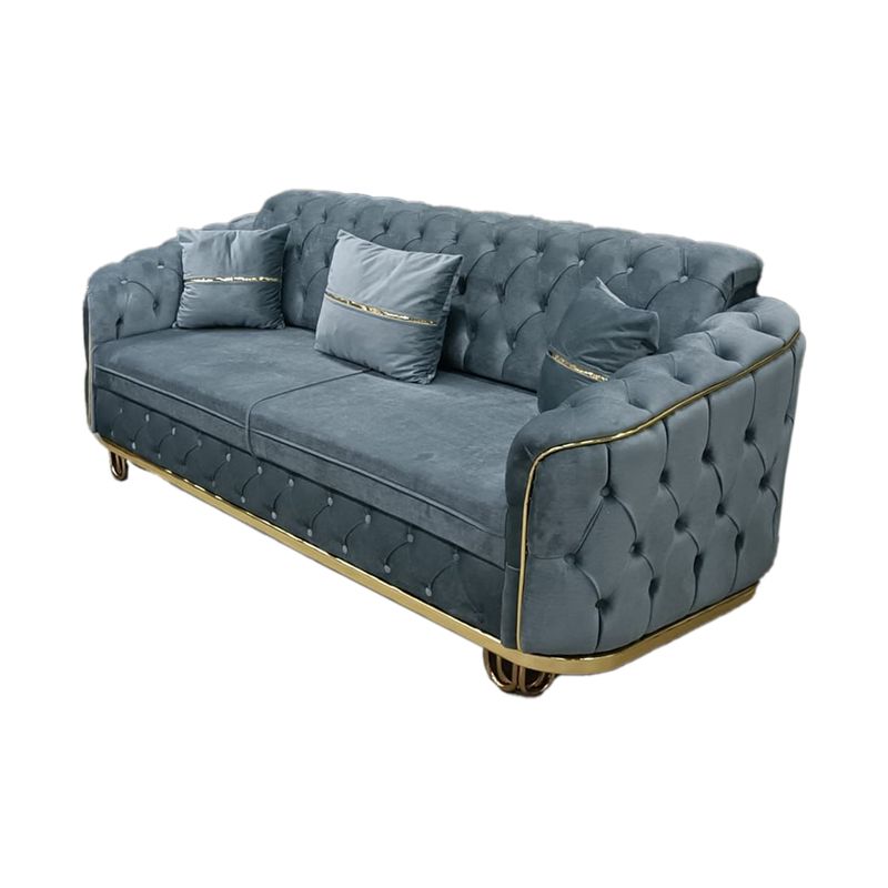 Elegant Madrid Fabric 3 + 2 Seater Sofa Grey,Black,Blue Colours Available