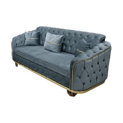 Elegant Madrid Fabric 3 + 2 Seater Sofa Grey,Black,Blue Colours Available