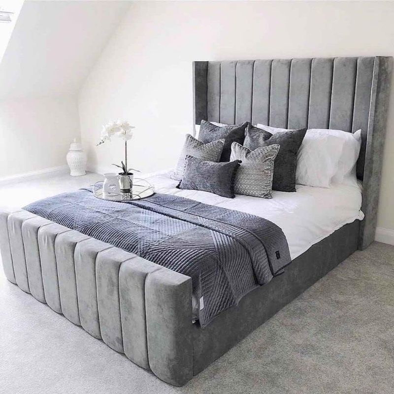New Orlando Bed Frame Available in Double King Super King With Gas Lift Option