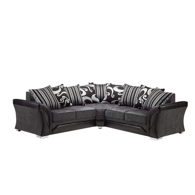 Shannon Corner Sofa- Chenille Fabric Luxury Sofa