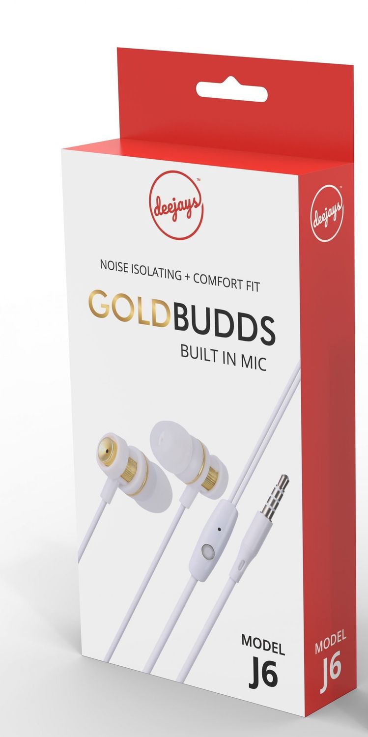 J6W - GoldBudds White/Gold