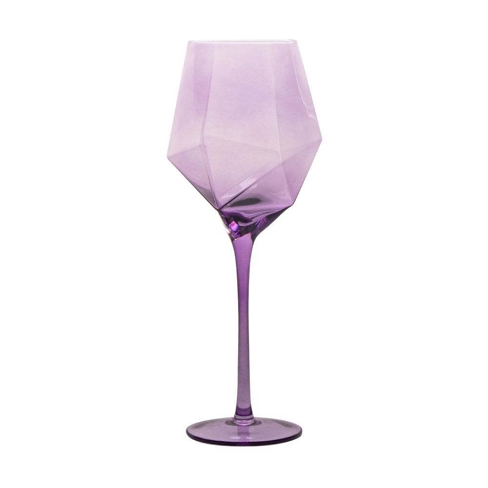 VD-7022-PU - Vikko Decor - Sparkle, Purple, Wine Glass, 22 Oz
