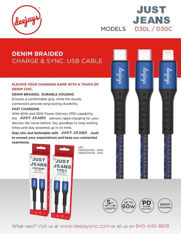 D30LC - Lightning to Type C Cable