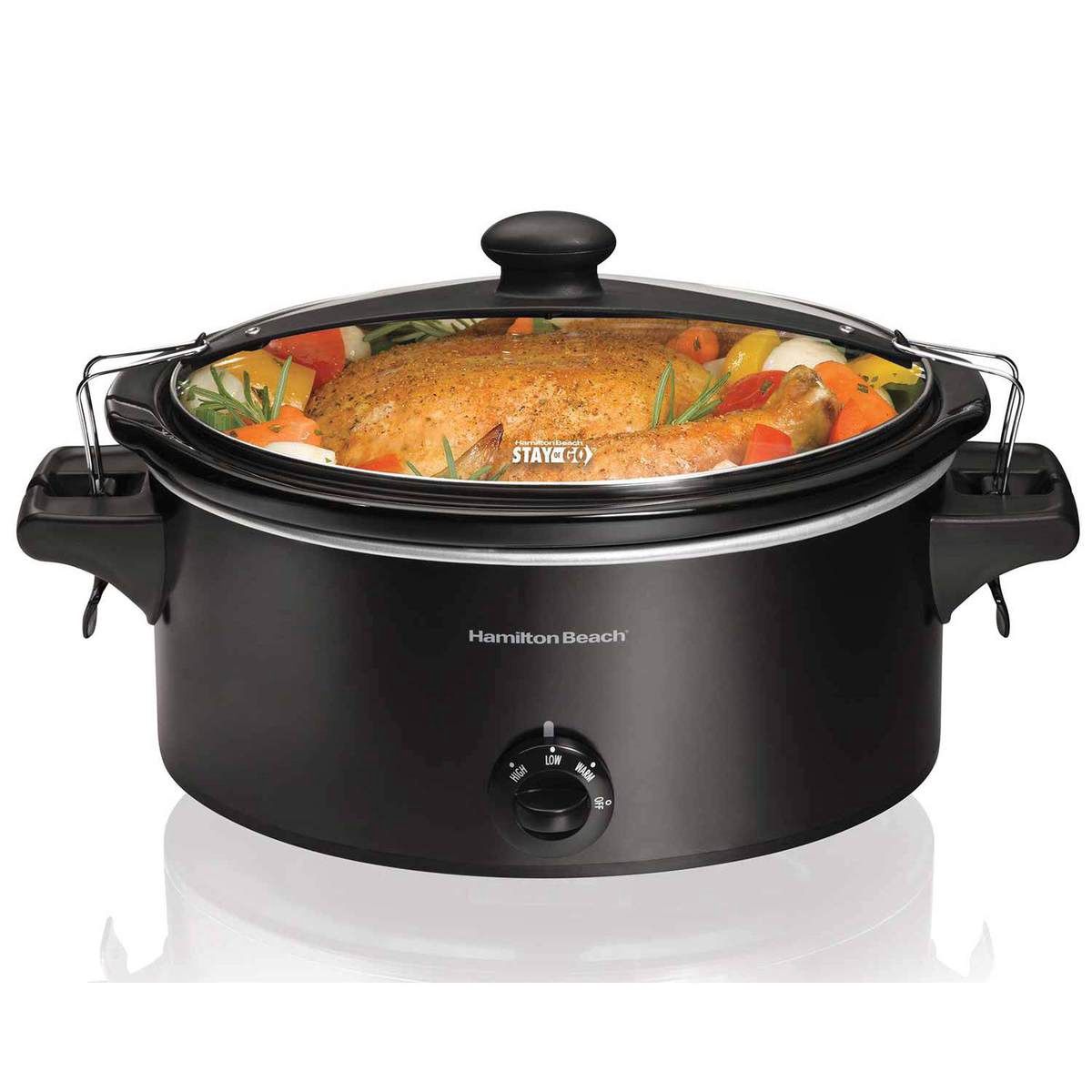 33261 - Hamilton Beach 6qt Slow Cooker Black