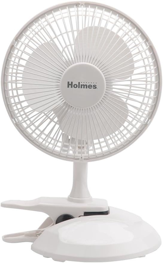 HCF0611AWM - Holmes 6&quot; Table Fan clip White