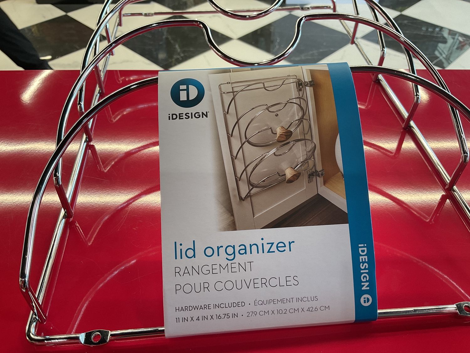 48580 - Classico cabinet lid rack chrome