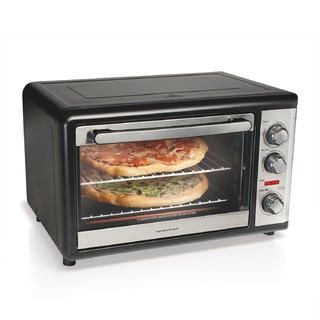 31108 - Hamilton Beach  Convection Countertop Toaster Oven with Rotisserie, Extra-Large, Black and Stainless