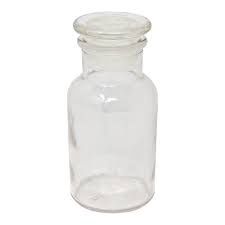 95996AHG17 - Anchor Hocking 8oz Apothecary Jar w Glass Lid