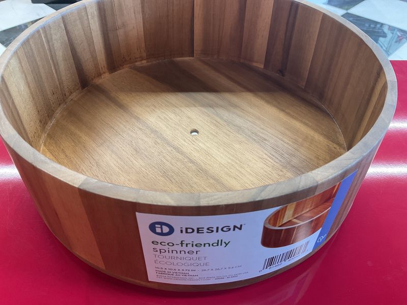 40056 - Acacia turntable 10.5 x 3