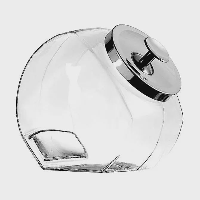 69590AHG17 - Anchor Hocking 1gal Penny Candy Jar w Chrome Lid