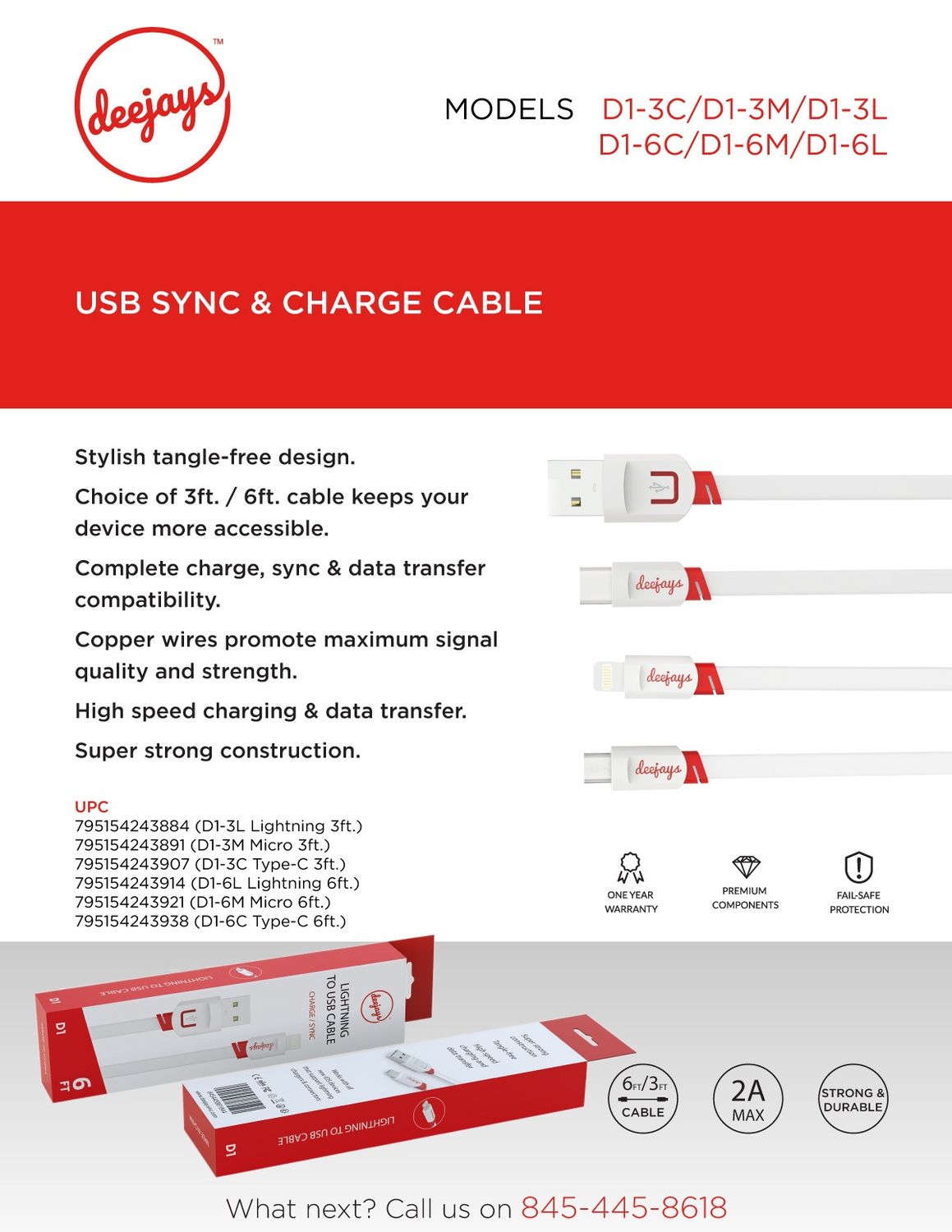 D1C3FT - Type C Usb 3FT