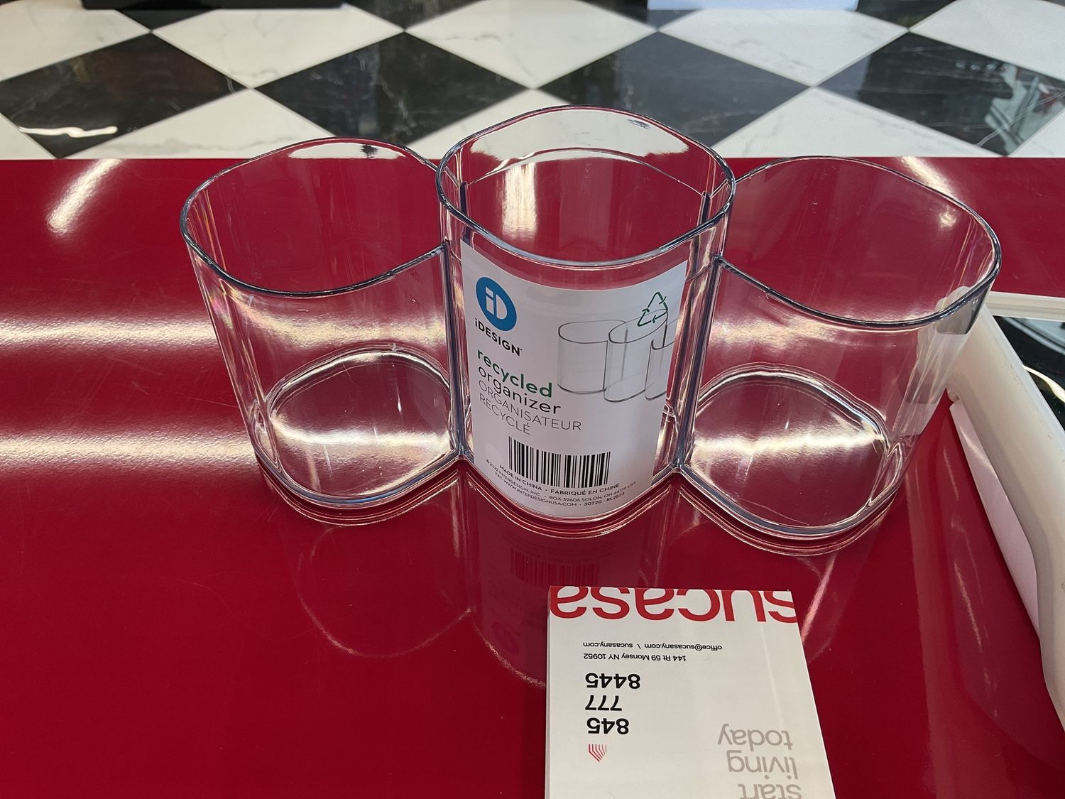 30720 - RPET clarity cosmetic trio cup clear