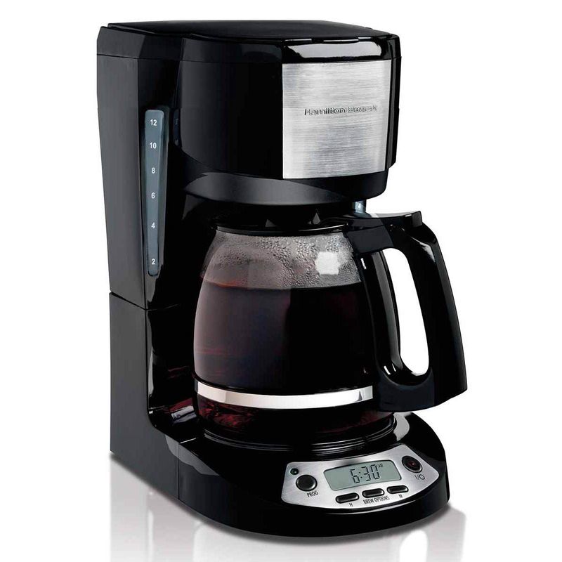 49615 - Hamilton Beach 12C Programmable Coffee Maker Black