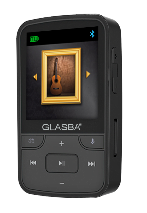 SAMVIX GLASBA 64 MP3 PLAYER - BLACK
