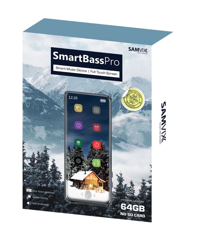 SAMVIX SMARTBASS PRO 64GB MP3 PLAYER