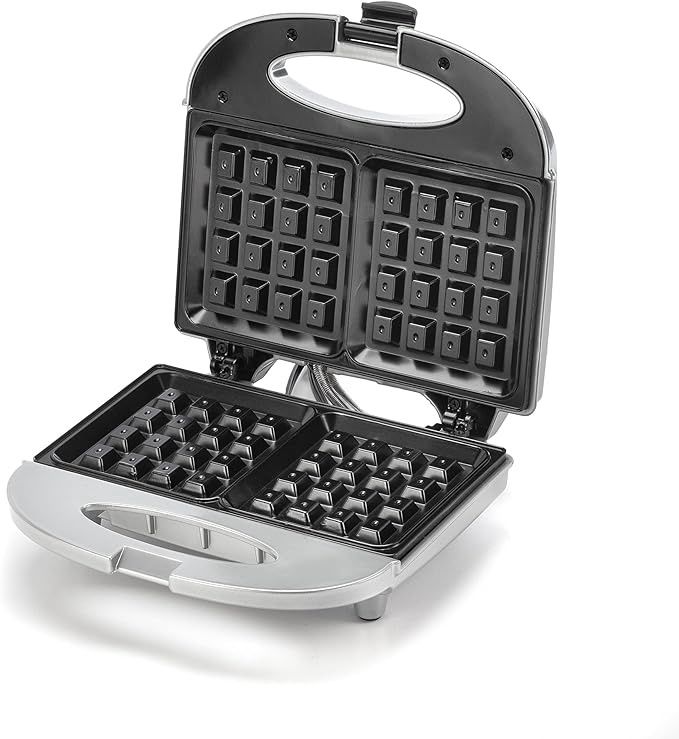 77086 - Zenith Waffle Maker Zera Silver-Black