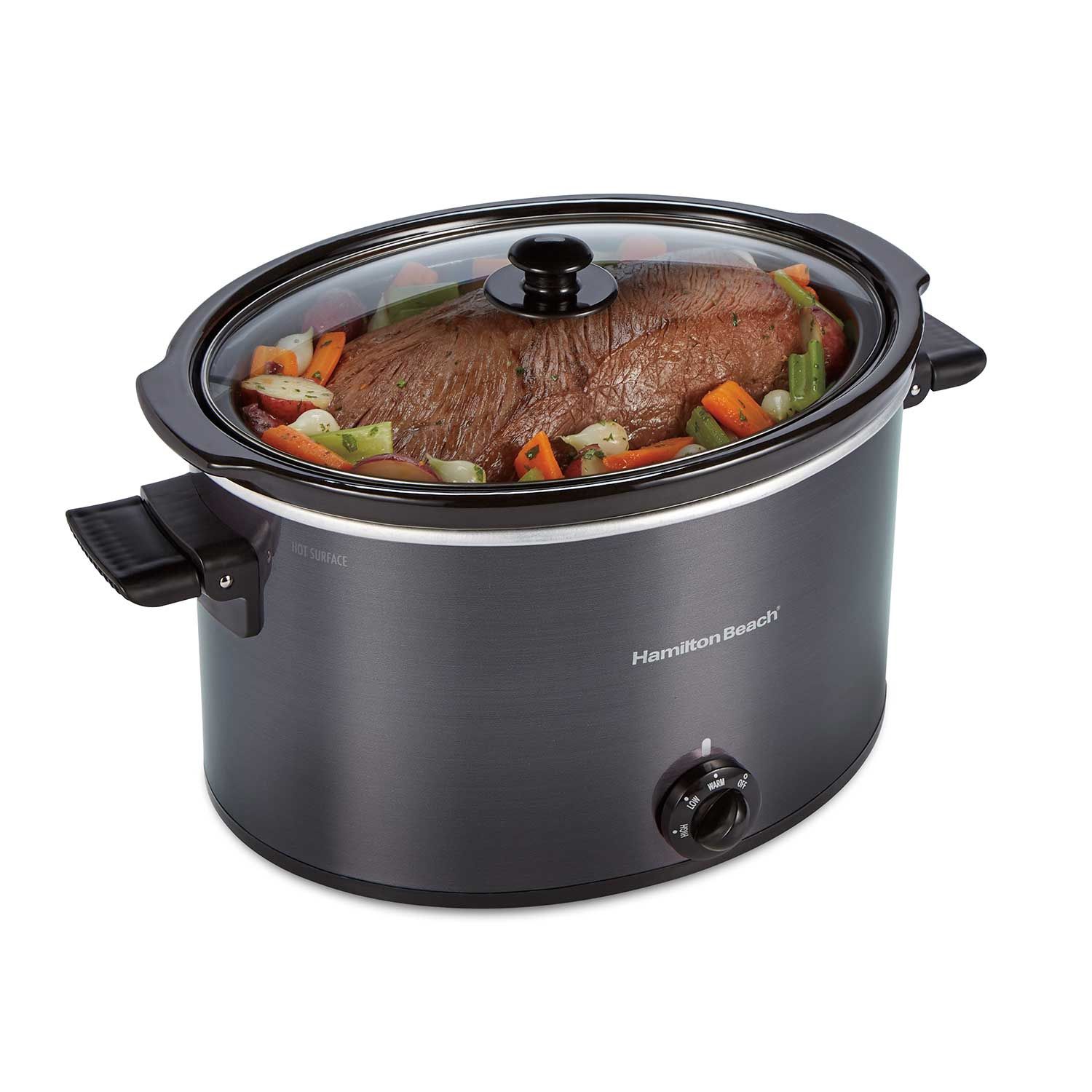 33191 - Hamilton Beach 10qt Slow Cooker Oval Black