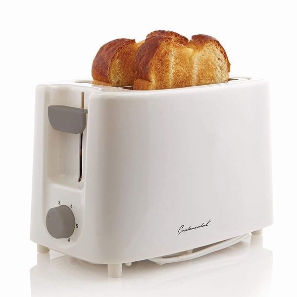CETT011 - Continental 2 Slice Extra Wide Toaster White