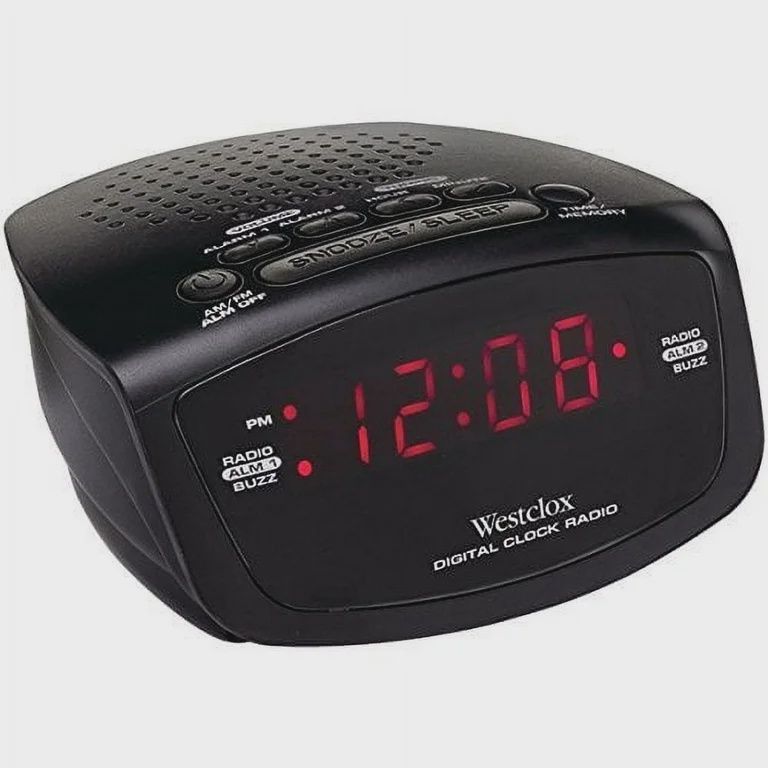 80209 - Westclox Dual Alarm Clock AM-FM