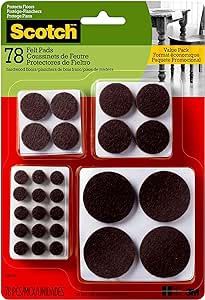 SP857NA - Scotch Round Felt Pads
