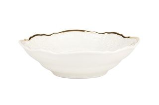 VL-4890-SVBG - Vikko Luxe - Bernadotte white Gold, 9&quot;&quot; Serving Bowl