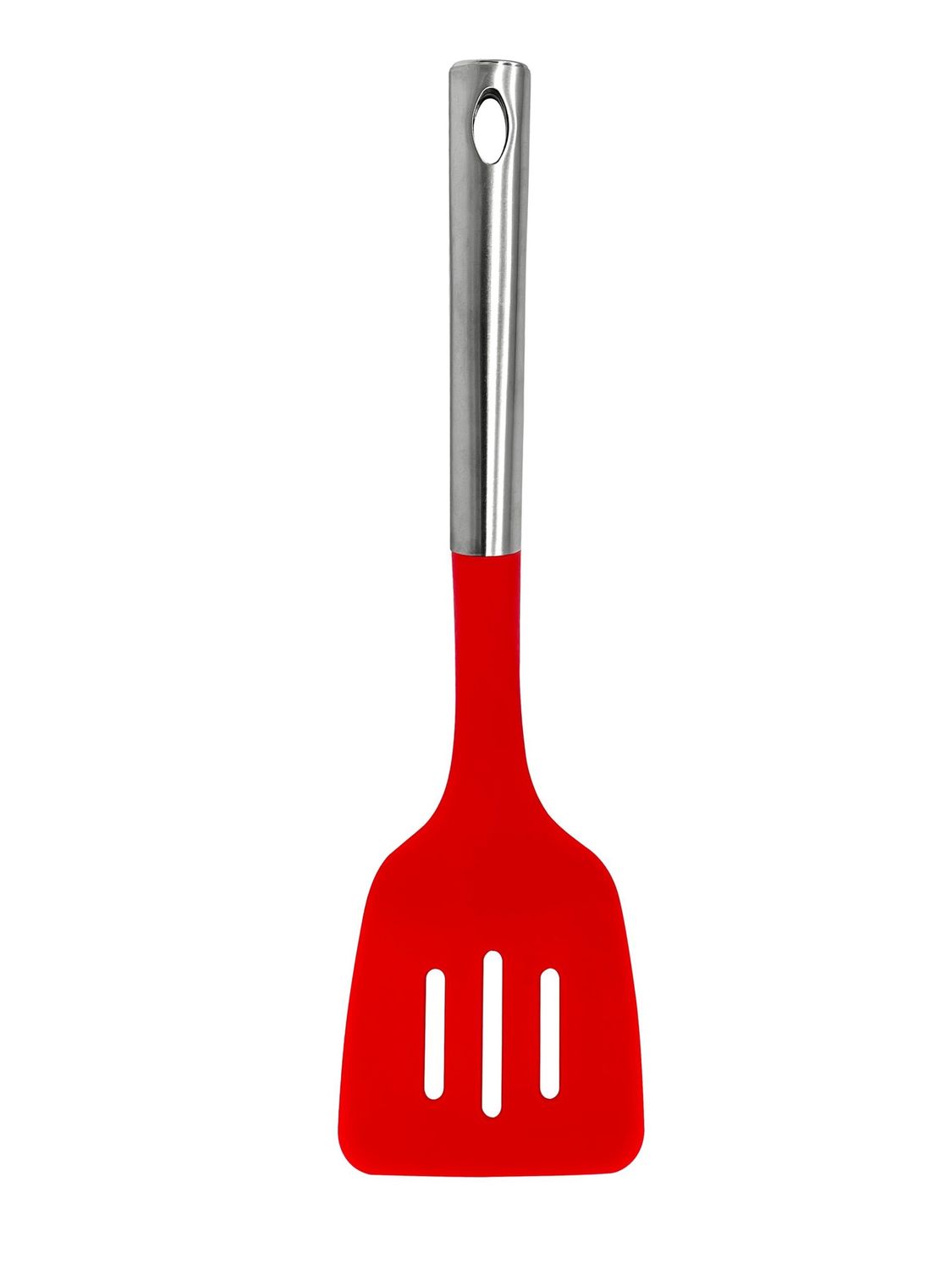 M8571/D - Millvado - Nylon Utensils SS Handle, Slotted Turner, Red,13.5&#39;&#39;