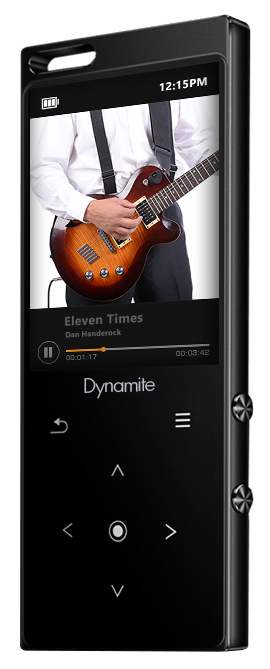 SAMVIX DYNAMITE 8GB MP3 PLAYER - BLACK