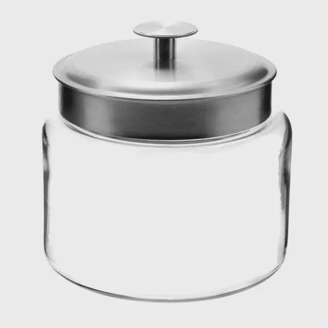 95540AHG17 - 64oz Montana Jar w Brushed Metal Lid