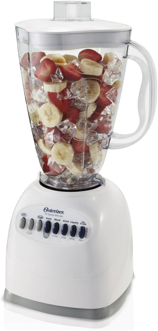 6640-022 - Oster 10 Speed Plastic Blender White