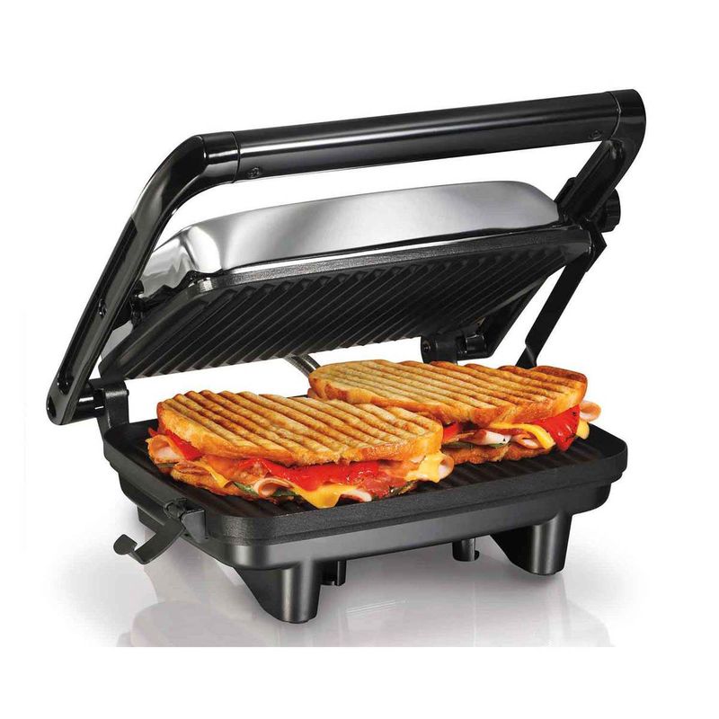 25460 - Hamilton Beach Panini Maker Fixed Grids