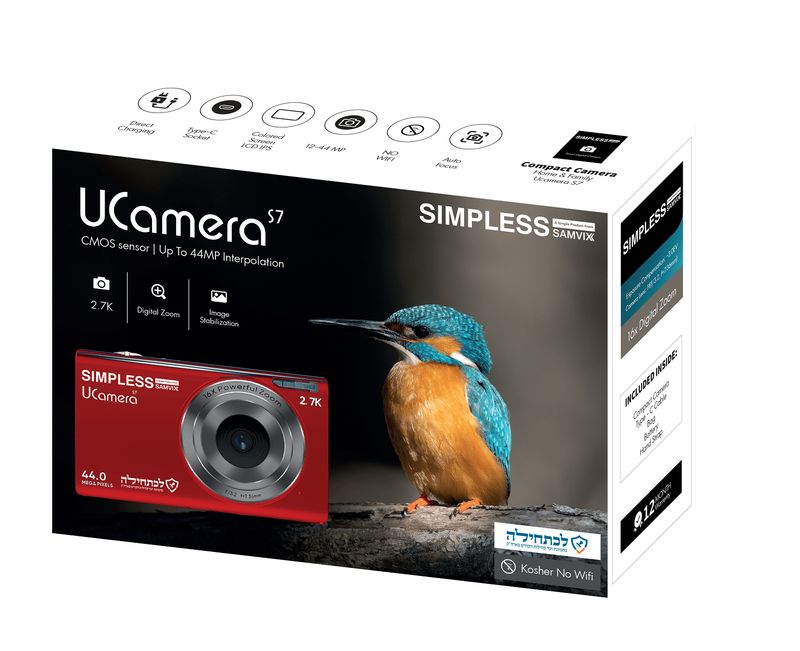 SAMVIX UCAMERA S7 - RED - NO VIDEO