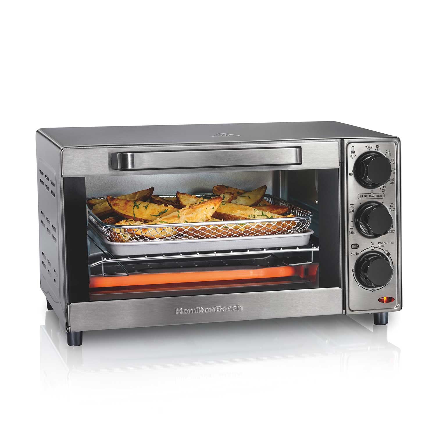 31403 - Hamilton Beach 4 Slice Toaster Oven Air Fryer Combo SS