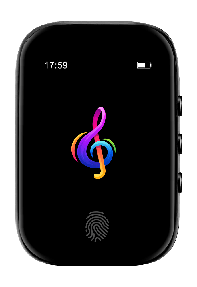 SAMVIX  TINY SMARTBASS 2.0 MP3 PLAYER - BLACK