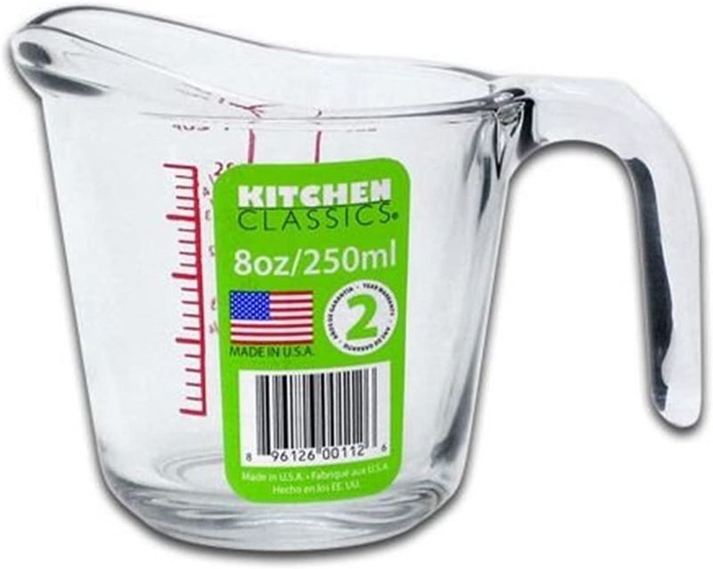 91659LIB - Kitchen Classic - Glass Measuring Cup,1 Cup