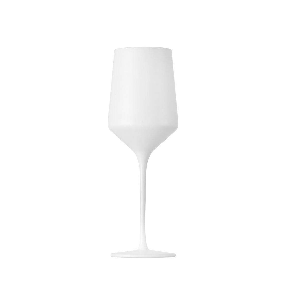 VD-012-W - Vikko Decor - White Matt, Hand Blown, Wine Glass,14 Oz