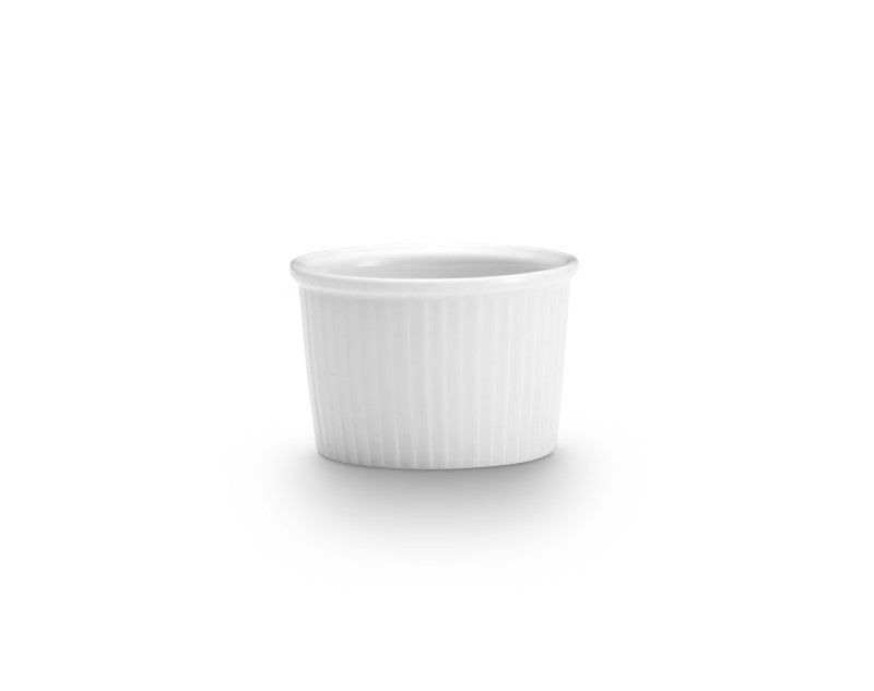 VL-0763-1 - Vikko Lightning - White Round Ramekin, 3.5 oz, 3&quot;&quot;