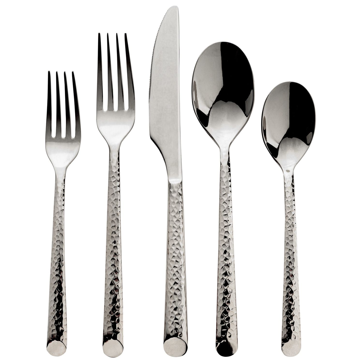 VC-200-SET - Vikko Crown - Onyx, Mirrored, 18/10 SS, Flatware, 20 Pc Set