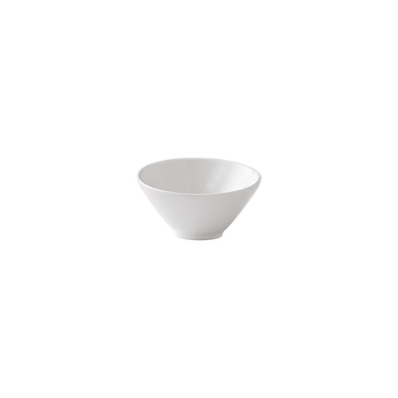VL-0298 - Vikko Lightning - Slanted White Bowl, 7 oz, 5&quot;&quot;