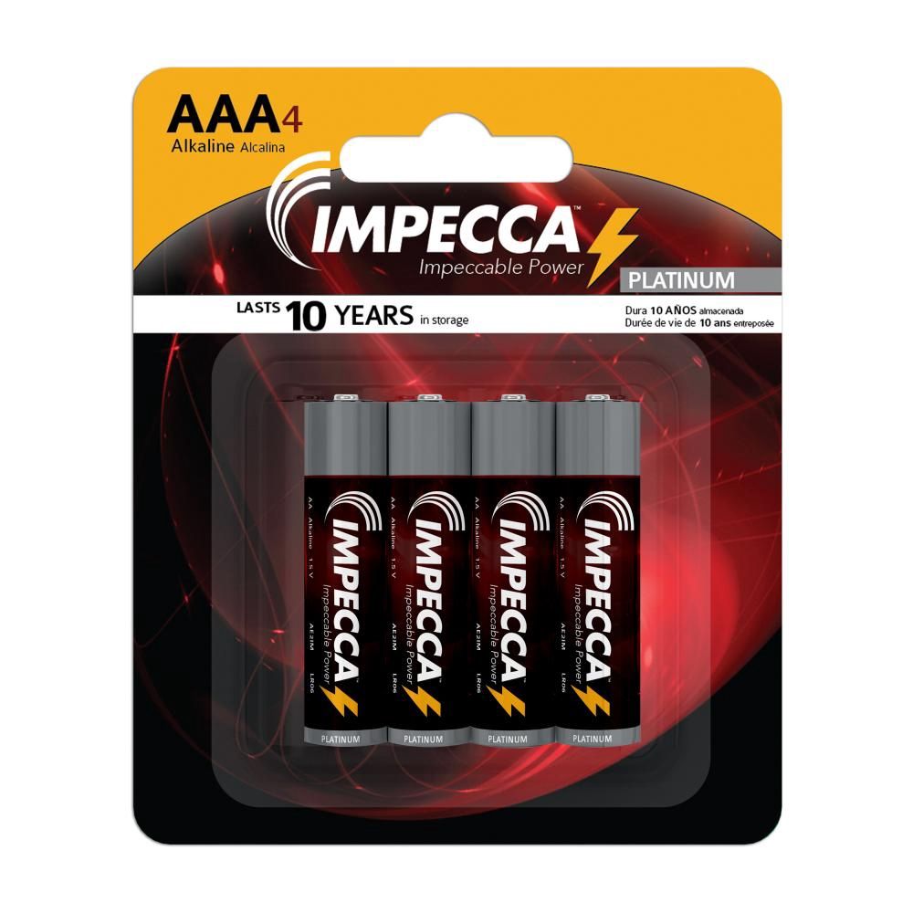 IMPAAA4 - ALKALINE AAA 4-PACK (LR03-4B)