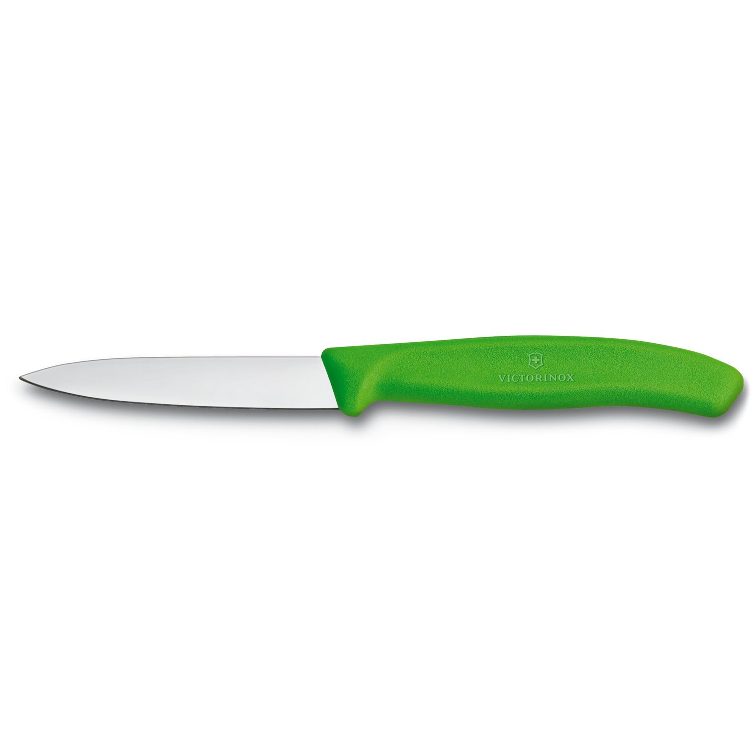 6.7706.L114 - Swiss Classic Paring Knife, Straight, Spear Tip, 4&quot;&quot;, Green