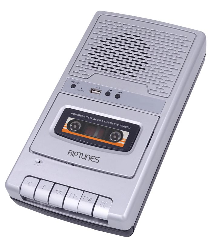 RIPRCS220S - CASSETTE PLAYER RECORDER W/USB PLAYBACK