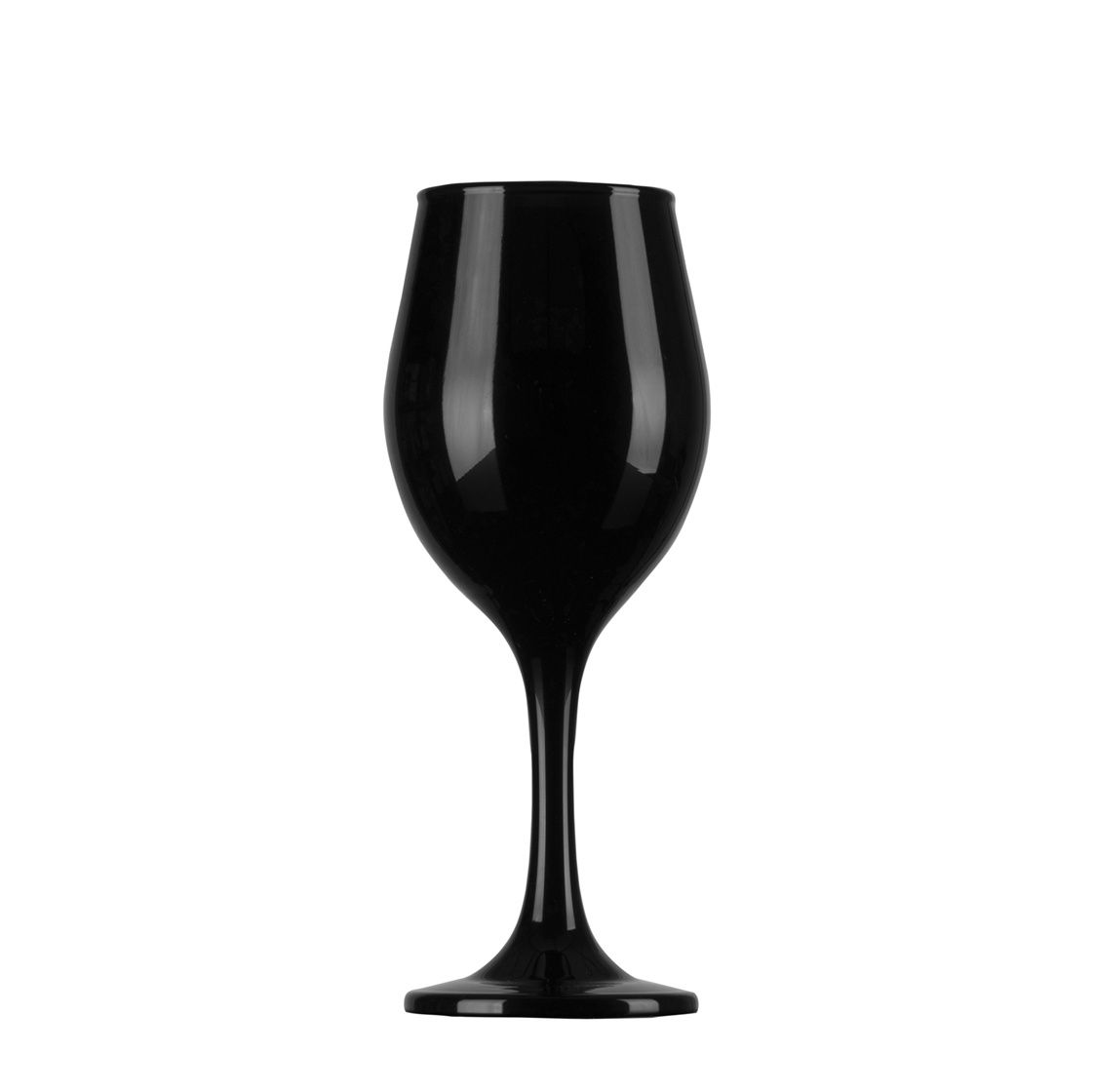 VD-12295C-B - Vikko Decor - Glossy Black, Water Glass, 11 Oz