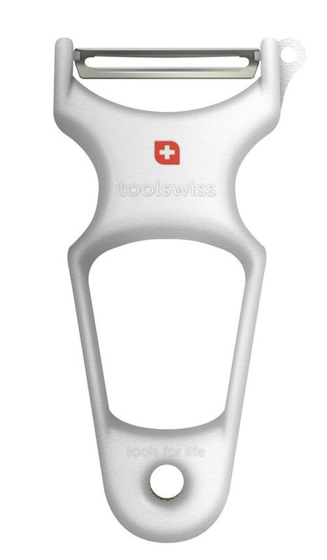 TS3607 - Toolswiss Classinox - Vegetable Peeler SS Blade, White